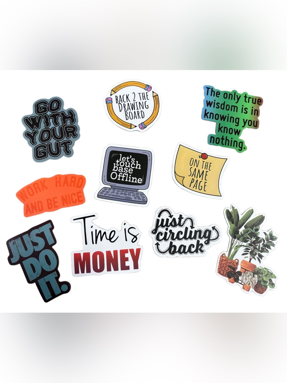 🔥Funny office stickers set- (10-pack)